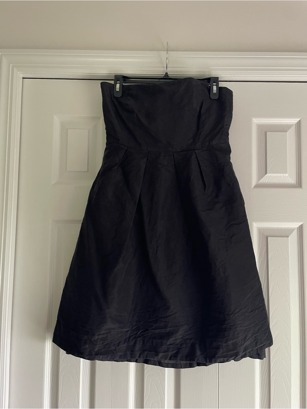 J. Crew Strapless Black Cocktail Dress